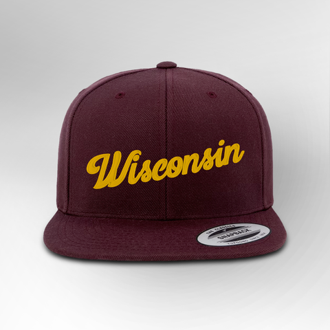 Wisconsin Script Snapback